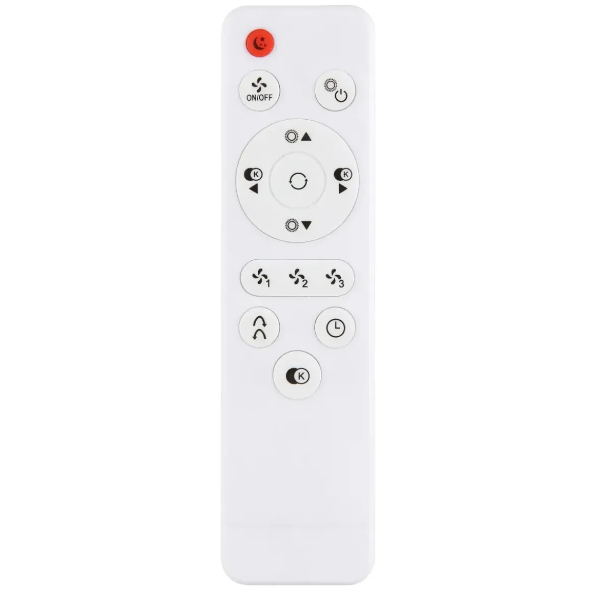 Ventilatore da Soffitto con Luce LED Dimmerabile Bianco Legno 3 Pale