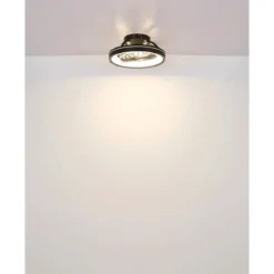 Ventilatore da Soffitto con Luce Nero LED RGB Dimmerabile Telecomando