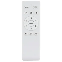 Ventilatore da Soffitto con Luce LED Bianco 3 Pale in Legno con Timer