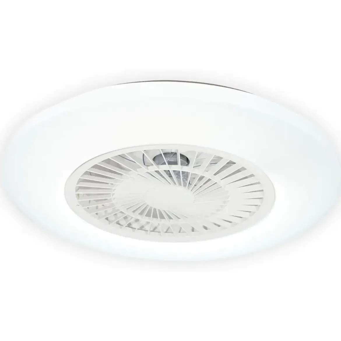 Ventilatore Plafoniera LED 45 W Zephir Luce RGB Telecomando 6 Velocità