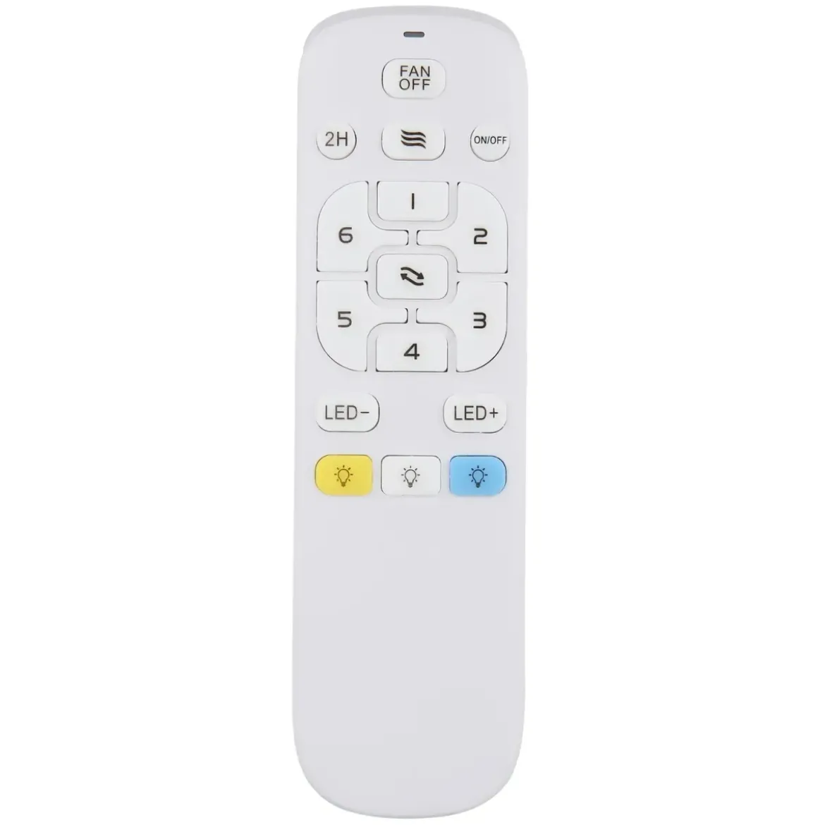 Ventilatore Soffitto con Luce Dimmerabile Nero Effetto Legno Telecomando