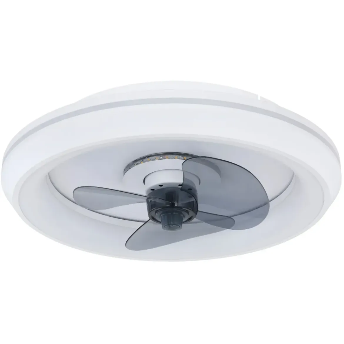 Ventilatore Soffitto con Luce Notturna CCT Telecomando Dimmer Bianco