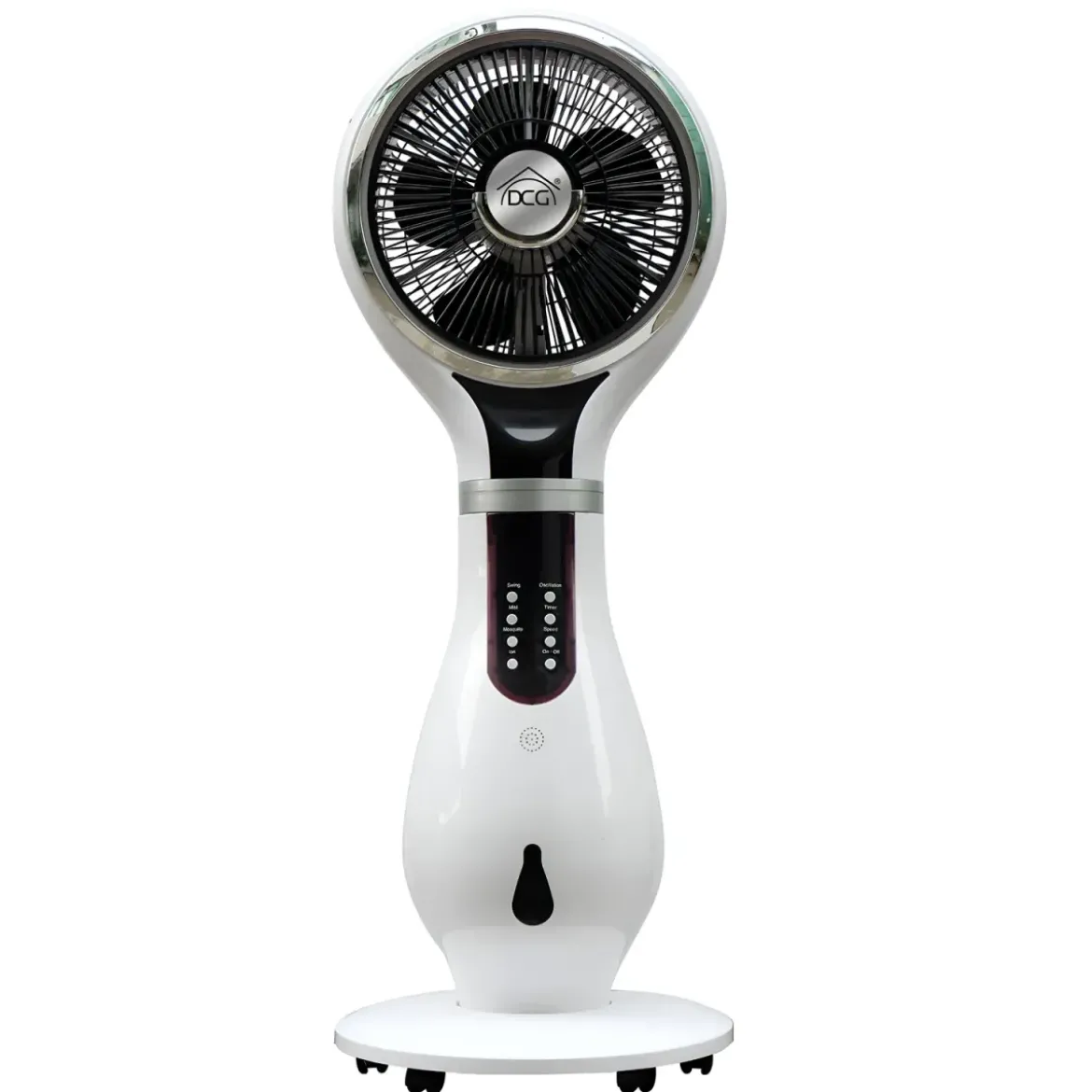 Ventilatore Umidificatore Nebulizzatore a Piantana da Pavimento Pale Timer