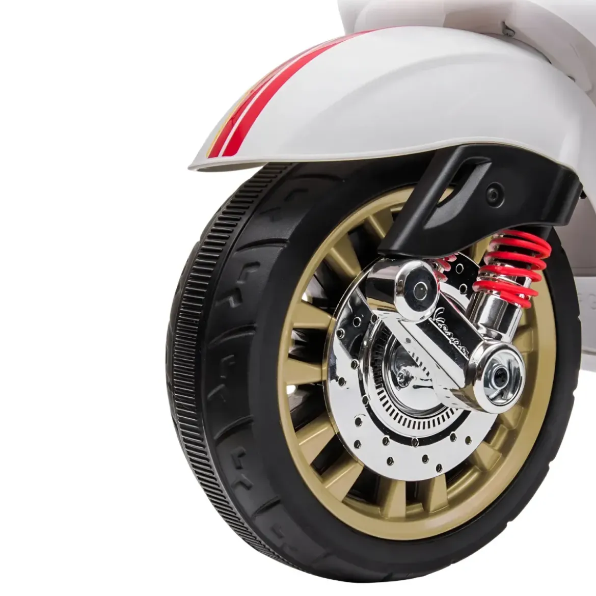Vespa Sprint Elettrica per Bambini 12V Bianco Luci LED Moto Scooter