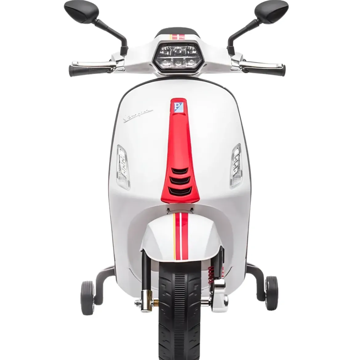 Vespa Sprint Elettrica per Bambini 12V Bianco Luci LED Moto Scooter