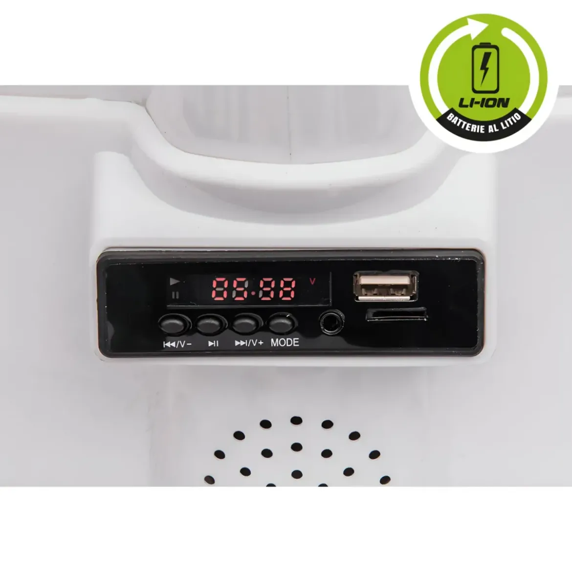 Vespa Sprint Elettrica per Bambini 12V Bianco Luci LED Moto Scooter