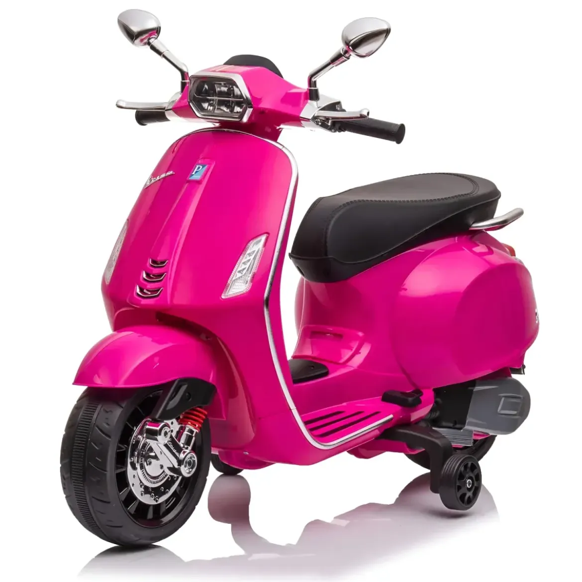Vespa Sprint Elettrica per Bambini 12V Rosa Luci LED Moto Scooter