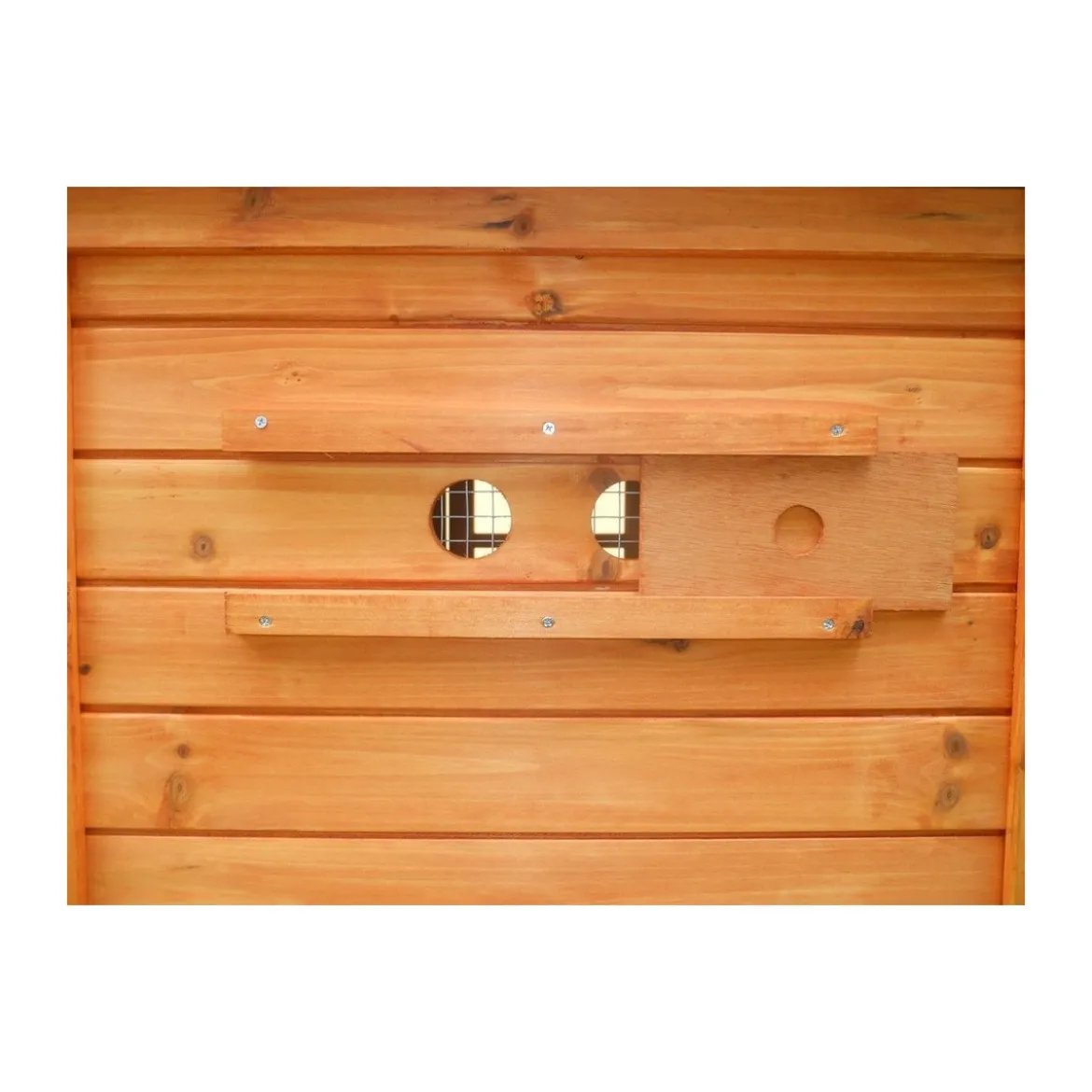 Voliera Gabbia Pollaio Casetta in Legno 3-4 Galline per Polli Volatili Quaglie