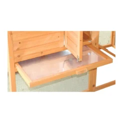 Voliera Gabbia Pollaio Casetta in Legno 3-4 Galline per Polli Volatili Quaglie
