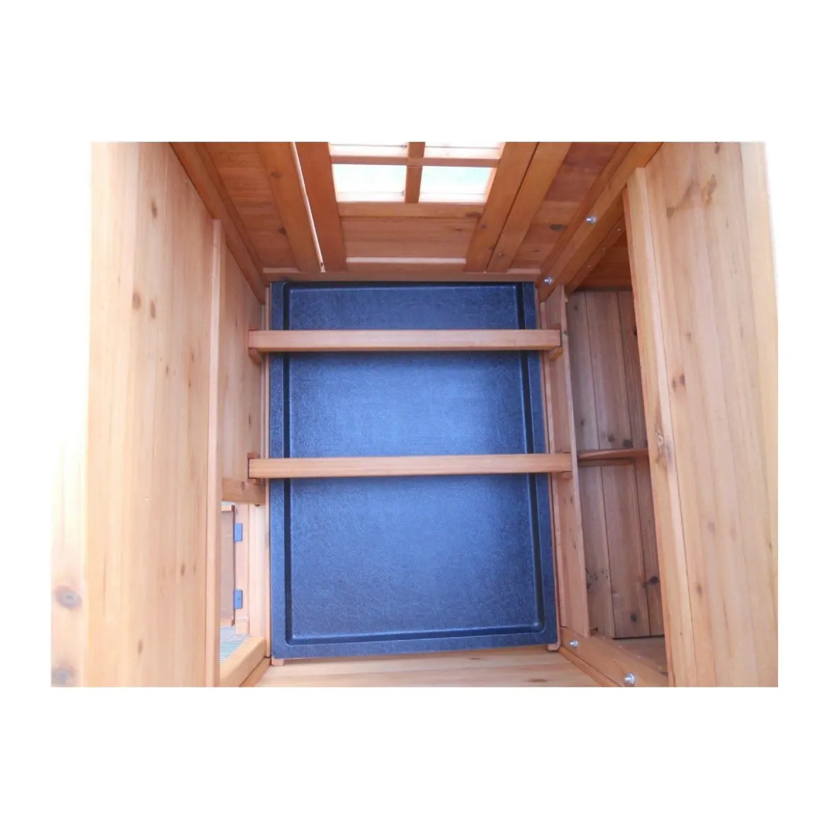 Voliera Gabbia Pollaio Casetta in Legno 3-4 Galline per Polli Volatili Quaglie