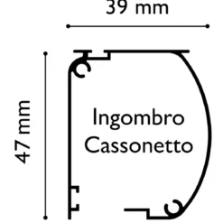Zanzariera a Rullo Laterale per Porta Bianco 150x250 Riducibile