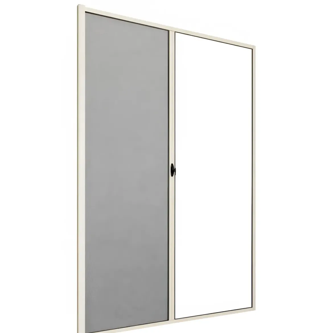 Zanzariera a Rullo Laterale per Porta Avorio 150x250 Riducibile