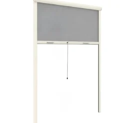 Zanzariera a Rullo Verticale 60x150 Riducibile in Alluminio Avorio