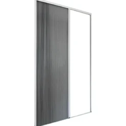 Zanzariera Plissettata Laterale Bianco Guida Bassa Porta 150x240