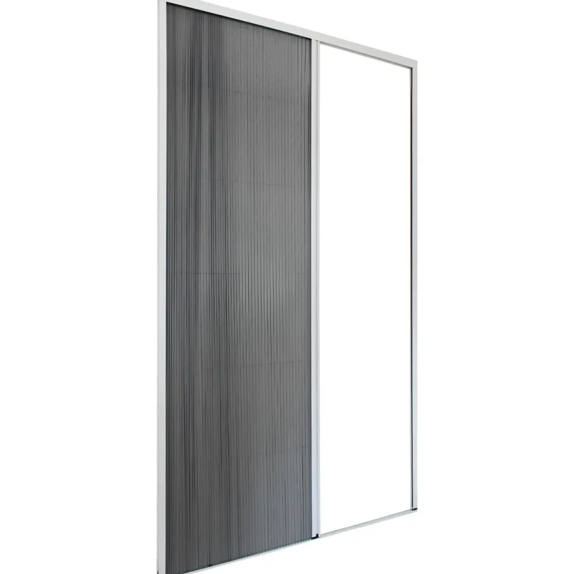 Zanzariera Plissettata Laterale Bianco Guida Bassa Porta 150x240